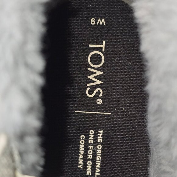 TOMS WOMENS BRYCE CASUAL SLIP ON GRAY SUEDE SNEAKERS SHOES BOOTIES SIZE 9 - Picture 7 of 10